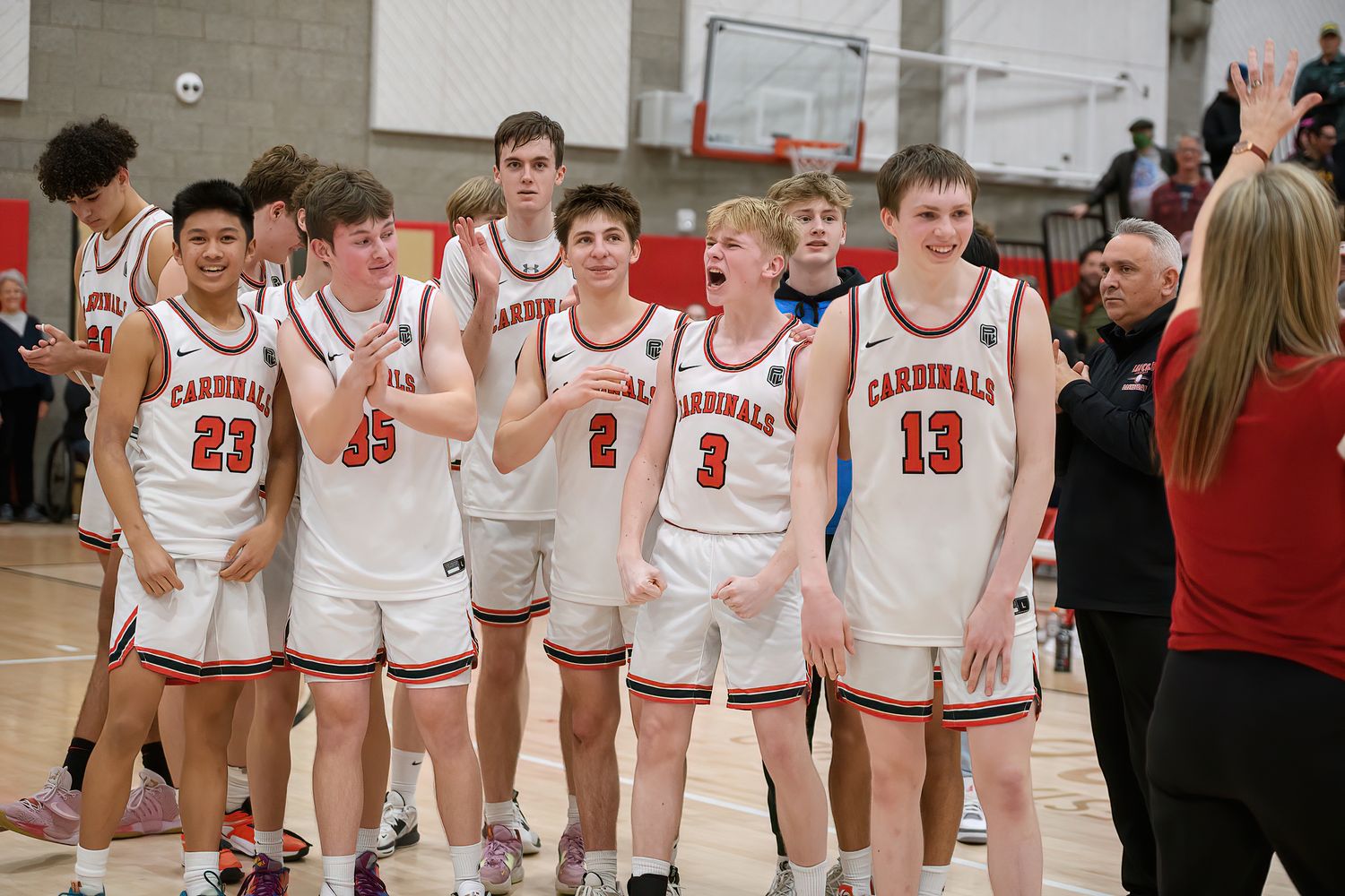 1 Lincoln vs Cleveland boys basketball 6A Oregon second round March 4 2023 Ken Waz 80